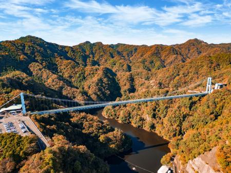 【茨城県常陸太田市】第36回竜神峡紅葉まつりを開催し