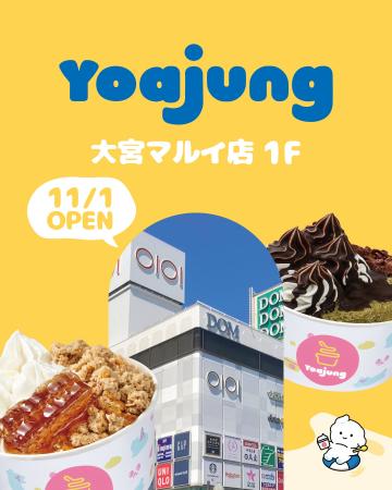 韓国発フローズンヨーグルトブランド「YOAJUNG（ヨア