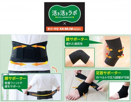 しまむら、PB「活き活きラボ」から、整体サロン「カラ