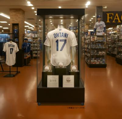 大谷選手のホームランボールや着用したユニフォームな