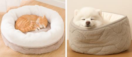 【ニトリ】なめらかな肌触りが心地よい。ペット用ラビ