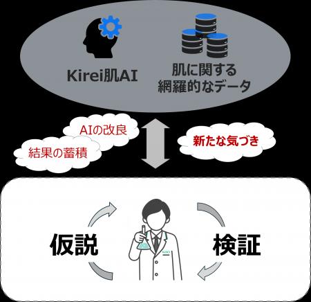顔画像から肌の特徴を高精度に推定する「Kirei肌AI」
