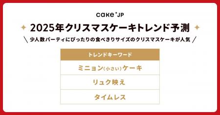 【Cake.jpによる2025年クリスマスケーキトレンド予測 【Cake.jpによる2025年クリスマスケーキトレンド予測