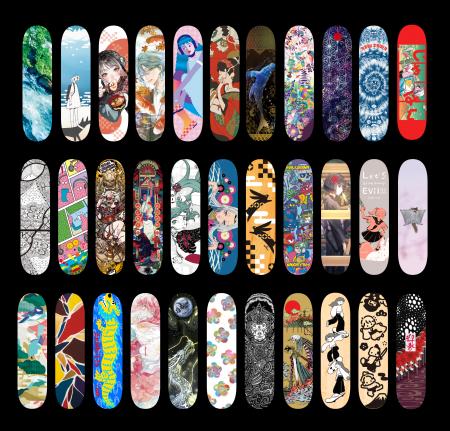 スケボーデッキが“推し活”のキャンバスに。創業43年の スケボーデッキが“推し活”のキャンバスに。創業43年の