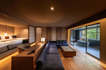 【那須温泉 森旬の籠／ヒューイットリゾート】が温泉