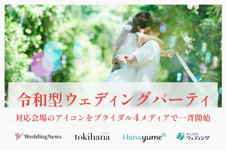 「令和型ウェディングパーティ」対応会場のアイコン表 「令和型ウェディングパーティ」対応会場のアイコン表