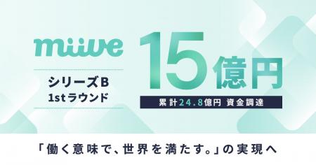 福利厚生プラットフォームのmiive、約15億円の資金調 福利厚生プラットフォームのmiive、約15億円の資金調