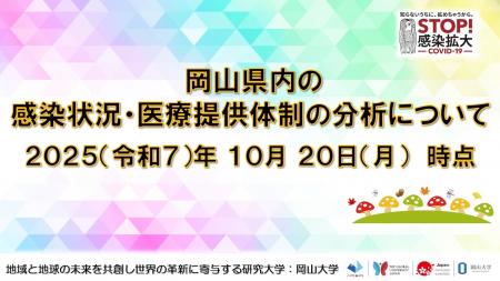 【岡山大学】岡山県内の感染状況・医療提供体制の分析