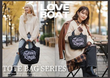 LOVEBOATより、『QUILTING TOTE/MINI TOTE BAG SERIE LOVEBOATより、『QUILTING TOTE/MINI TOTE BAG SERIE
