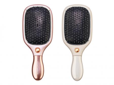 頭皮に刺激を与えて髪をサラツヤリセット！音波振動で