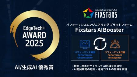 AI高速化プラットフォームのFixstars AIBooster がAI/ AI高速化プラットフォームのFixstars AIBooster がAI/