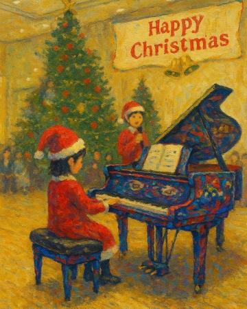 【福岡県小郡市】ストリートピアノでコンサート　演奏