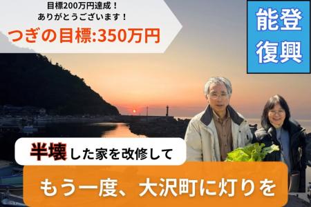 クラウドファンディング開始7日で支援総額200万円達成 クラウドファンディング開始7日で支援総額200万円達成