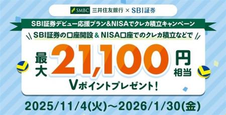 【三井住友銀行×SBI証券】最大25,100円相当もらえるチ 【三井住友銀行×SBI証券】最大25,100円相当もらえるチ