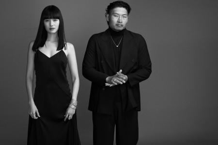 稲垣啓太×新井貴子 ファッションで初共演。最新ヴィジ 稲垣啓太×新井貴子 ファッションで初共演。最新ヴィジ