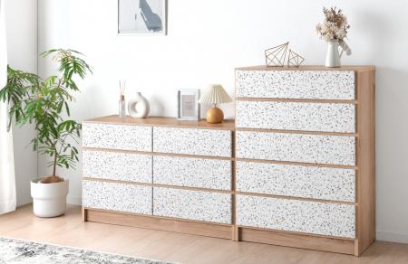 いま再注目を集めるトレンドデザイン“テラゾー柄”を取