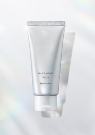 洗い流すのにハリを与えるマッサージングパック新発売