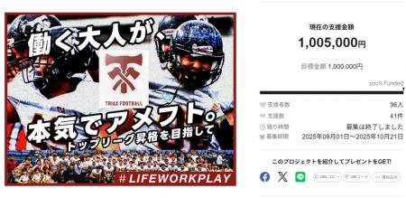 Club TRIAX調布、クラウドファンディング「働く大人が Club TRIAX調布、クラウドファンディング「働く大人が