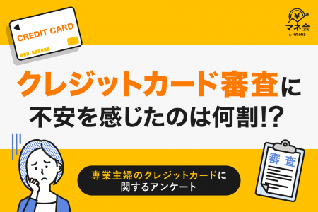 【専業主婦のクレジットカード調査】審査に不安を感じ