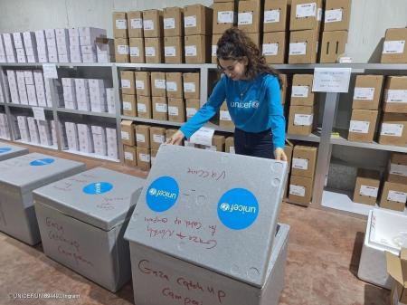 ガザ地区で9日より集団予防接種実施　停戦遵守が不可