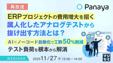 『【再放送】ERPプロジェクトの費用増大を招く、属人 『【再放送】ERPプロジェクトの費用増大を招く、属人