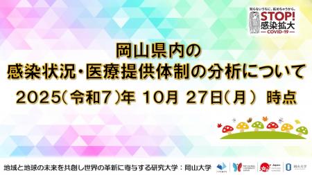 【岡山大学】岡山県内の感染状況・医療提供体制の分析