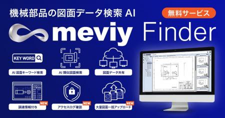 「meviy Finder」新機能搭載で本格提供開始 「meviy Finder」新機能搭載で本格提供開始