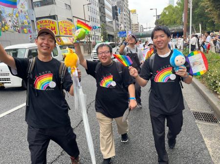 LGBTフレンドリー企業としてプライドパレードに参加