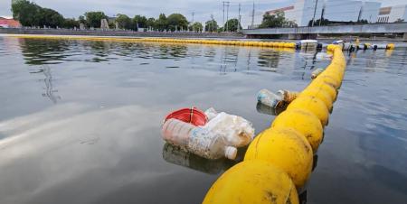 香川県・詰田川で第4回河川ごみ回収実証実験を実施。 香川県・詰田川で第4回河川ごみ回収実証実験を実施。
