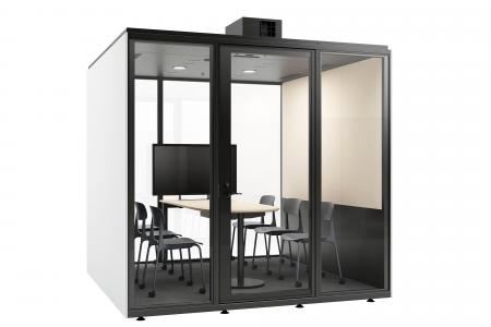 ワークブース「TELECUBE by OKAMURA」シリーズの天井 ワークブース「TELECUBE by OKAMURA」シリーズの天井