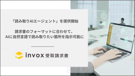 invox受取請求書が新機能「読み取りAIエージェント」