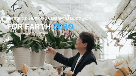 生産農家による花の終わった胡蝶蘭の無料回収サービス