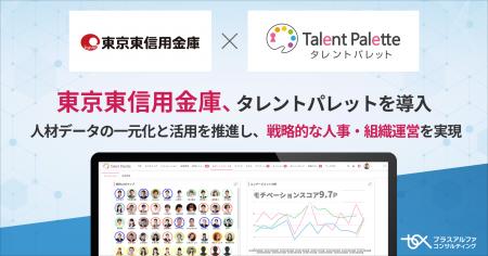 東京東信用金庫がタレントマネジメントシステム「タレ