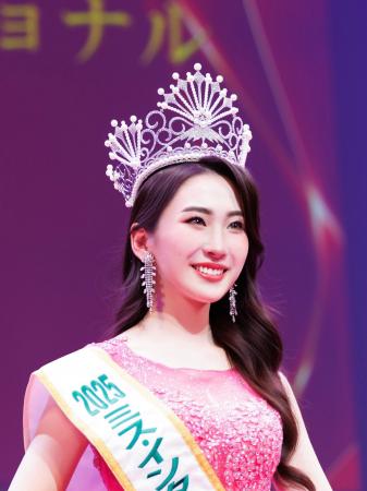2025ミス・インターナショナル日本代表 能崎 愛さんが