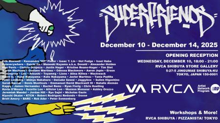 RVCA 「国内外約60名のアーティストが渋谷に集結！」