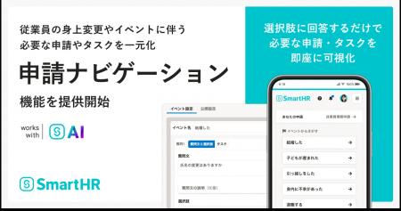 SmartHR、身上変更やイベントの手続きを効率化する「