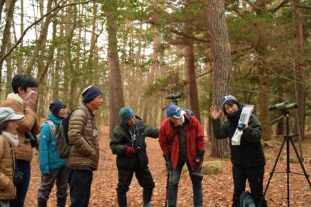 テーマは“冬鳥”と“混群”「野鳥観察会（冬鳥編）」参加
