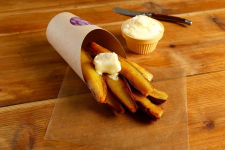 「紅天使の焼き芋フライ」の新メニューが登場!発酵バ 「紅天使の焼き芋フライ」の新メニューが登場!発酵バ