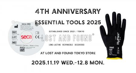LOST AND FOUND オープン4周年記念プロユースの道具た