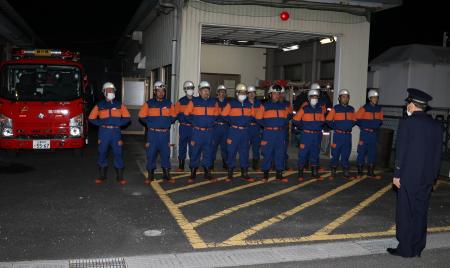 菰野町で年末特別警戒を実施～防火意識の啓発～