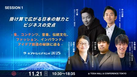 【クールジャパンDXサミット2025】SESSION 1詳細発表