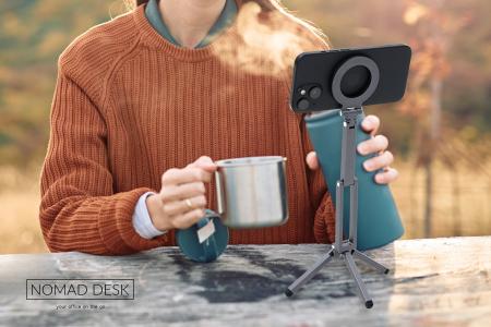 目線が変わる。約29cmまでの高さ、「多関節・軽量」Ma