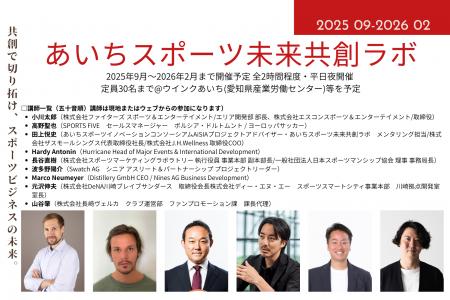 【あいちスポーツイノベーションプロジェクト】スポー 【あいちスポーツイノベーションプロジェクト】スポー