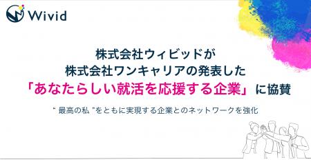 株式会社ウィビッドが株式会社ワンキャリアの発表した 株式会社ウィビッドが株式会社ワンキャリアの発表した