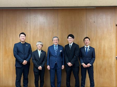 東京都中央区 山本 泰人区長を表敬訪問