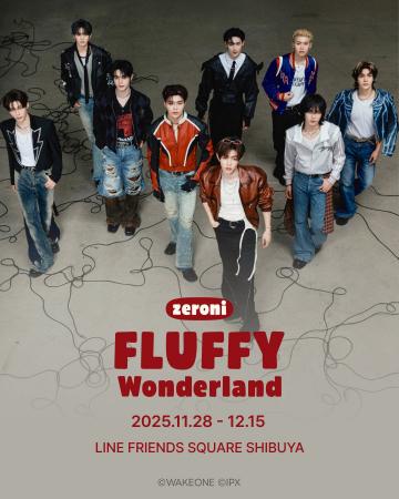 渋谷でZEROBASEONEの公式コラボキャラクター「zeroni