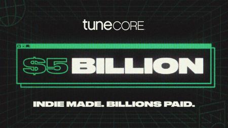 TuneCore、全世界の利用アーティストへの還元額が累計