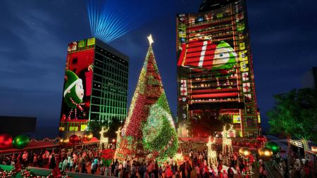 香港の中心部がウィンター・ワンダーランドに変身 8つ 香港の中心部がウィンター・ワンダーランドに変身 8つ