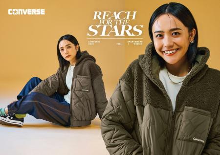 コンバース2025年秋冬ウェア第2弾。機能性とファッシ