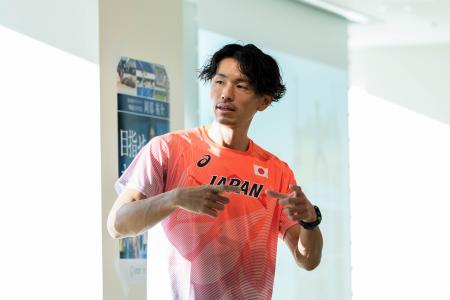 ライフネット生命 東京2025デフリンピックに出場の岡 ライフネット生命 東京2025デフリンピックに出場の岡